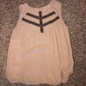 Cute light pink tank top